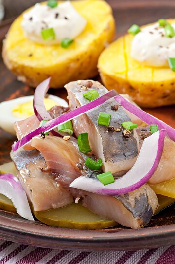 Peixe com batata doce